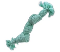 Dog Fantasy Hračka - uzel pískací modrá 2 knoty 22cm