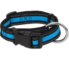 Dog Fantasy Obojek Neoprene S modrá 2x27-37cm