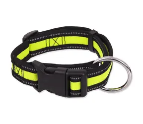 Dog Fantasy Obojek Neoprene S limetka 2x27-37cm