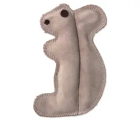 Dog Fantasy Hračka - Dura-fused veverka kůže a juta 20cm