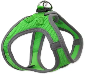 Dog Fantasy Postroj Puppy XS limetka 32-36cm