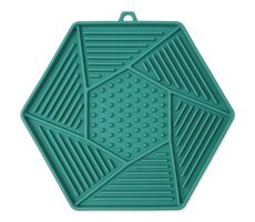 Epic Pet Lick&Snack Lízací podložka hexagon světle zelený 17x15cm