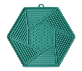 Epic Pet Lick&Snack Lízací podložka hexagon světle zelený 17x15cm
