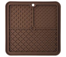 Epic Pet Lick&Snack Lízací podložka čtverec hnědá 20x20cm