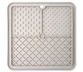 Epic Pet Lick&Snack Lízací podložka čtverec světle šedá 20x20cm