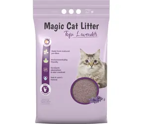 Magic Cat Stelivo Tofu levandule 12l