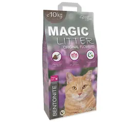Magic Litter Kočkolit Bentonite Original Flowers 10kg
