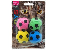 Magic Cat Hračka - míček pěnový fotbalový 3.75cm 4ks