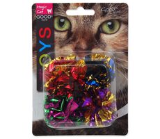 Magic Cat Hračka - míček s třásněmi lesklý 3.75cm 4ks