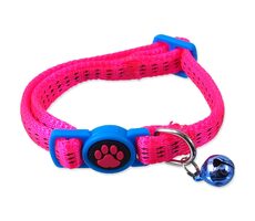Magic Cat Obojek Nylon XS růžová 19-31cm