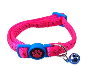 Magic Cat Obojek Nylon XS růžová 19-31cm