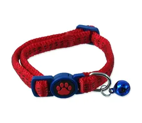 Magic Cat Obojek Nylon XS červená 19-31cm
