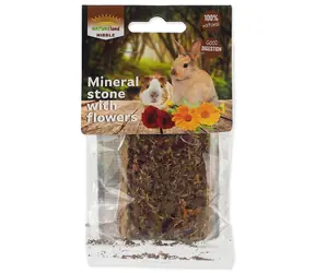 Nature Land Nibble Blok minerální s květy 100g
