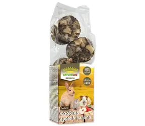 Nature Land Pochoutka Brunch sušenky s jablky a banány 120g