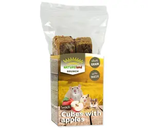 Nature Land Pochoutka Brunch celozrnné kostky s jablkem 90g
