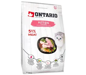 Ontario Kitten Chicken 2kg / Granule pro koťata