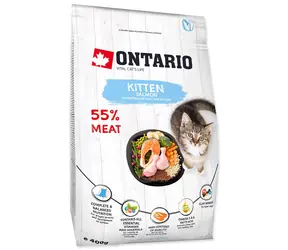 Ontario Kitten Salmon 400g / Granule pro koťata 