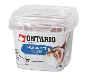 Ontario Pochoutka losos polštářky 75g