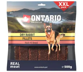 Ontario Pochoutka králík sušené plátky 500g