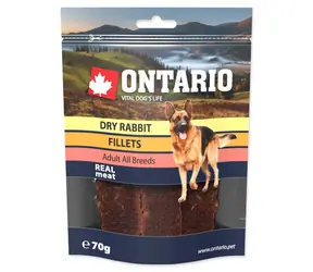 Ontario Pochoutka králík sušené plátky 70g