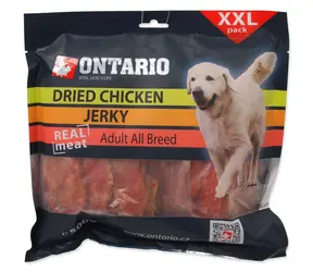 Ontario Pochoutka kuře sušené plátky 500g