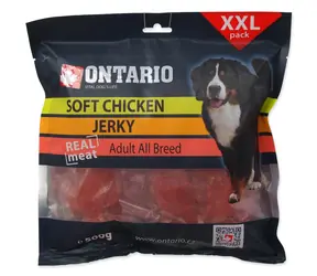 Ontario Pochoutka kuře měkké proužky 500g
