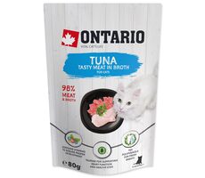 Ontario Kapsička tuňák ve vývaru 80g
