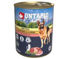 Ontario Konzerva hovězí s bylinkami  paté 800g