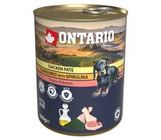 Ontario Konzerva Puppy kuře se spirulinou paté 800g