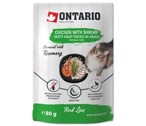 Ontario Kapsička kuře a krevety v omáčce 80g