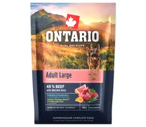 Ontario Adult Large Beef & Brown Rice 100g - vzorek 