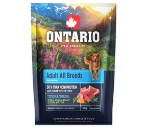 Ontario Adult All Breeds Monoprotein Tuna & Sweet Potatoes 100g - vzorek 