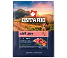 Ontario Adult Large Lamb & Brown Rice 2.25kg / Granule pro dospělé psy 