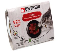 Ontario Vanička játra s taurinem 115g
