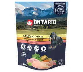Ontario Kapsička krůta a kuře se zeleninou ve vývaru 300g