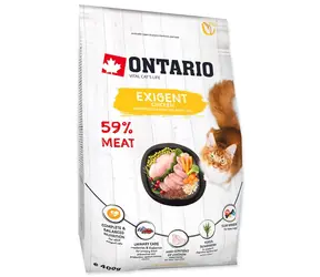 Ontario Cat Exigent 400g / Granule pro dospělé kočky
