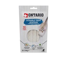 Ontario Lízací pochoutka extra tuňák a treska 5x14g