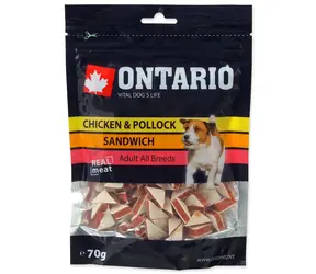 Ontario Snack Chicken Jerky Sandwich 70g 