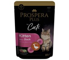 Prospera Plus Kitten Kapsička kachna a zelené fazolky 85g