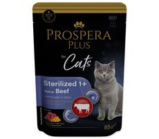 Prospera Plus Cat Sterilised 1+ Kapsička hovězí a dýně 85g