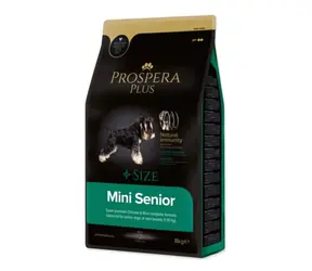Prospera Plus Mini Senior kuře s rýží 8kg / Granule pro starší psy 