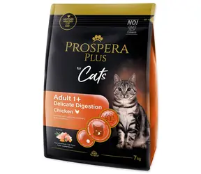 Prospera Plus Adult 1+ Chicken Delicate Digestion 7kg / Granule pro dospělé kočky