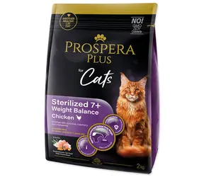 Prospera Plus Sterilized 7+ Chicken Weight Balance 2kg / Granule pro dospělé kočky