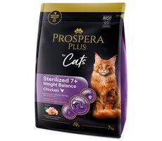 Prospera Plus Sterilized 7+ Chicken Weight Balance 7kg / Granule pro dospělé kočky