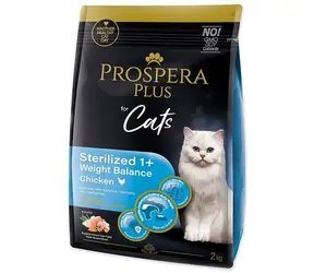 Prospera Plus Sterilized 1+ Chicken Weight Balance 2kg / Granule pro dospělé kočky