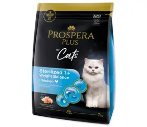 Prospera Plus Sterilized 1+ Chicken Weight Balance 7kg / Granule pro dospělé kočky