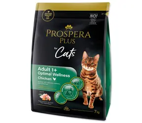 Prospera Plus Adult 1+ Chicken Optimal Wellness 7kg / Granule pro dospělé kočky