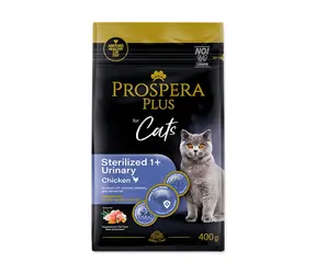 Prospera Plus Sterilized 1+ Chicken Urinary 400g / Granule pro dospělé kočky