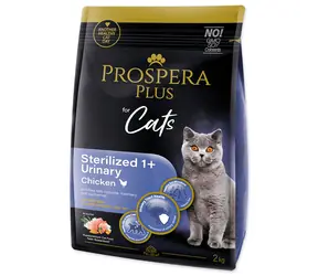 Prospera Plus Sterilized 1+ Chicken Urinary 2kg / Granule pro dospělé kočky