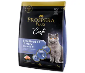 Prospera Plus Sterilized 1+ Chicken Urinary 7kg / Granule pro dospělé kočky